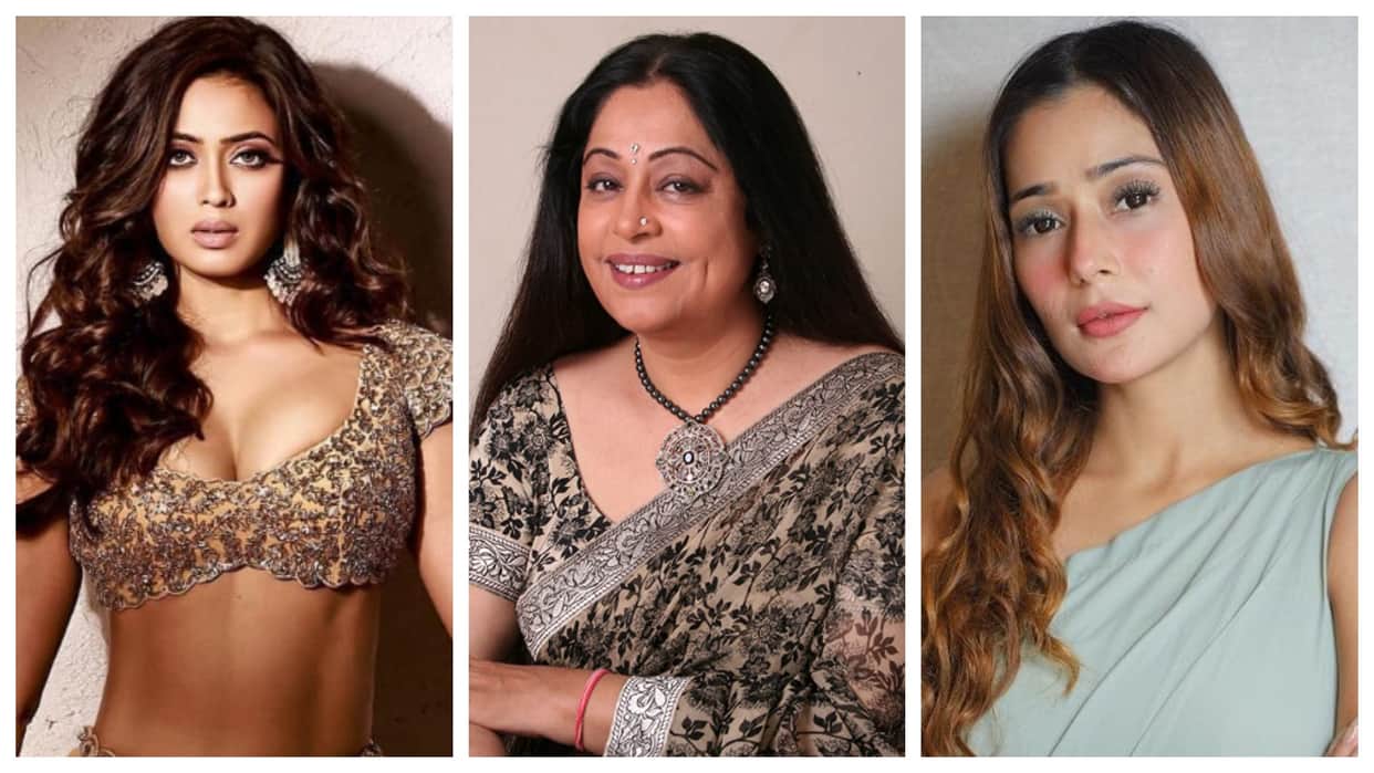 These indian celebs acted in Pakistani Movies and Tv Shows Shweta Tiwari Sara Khan 	Kirron Kher Ali Khan