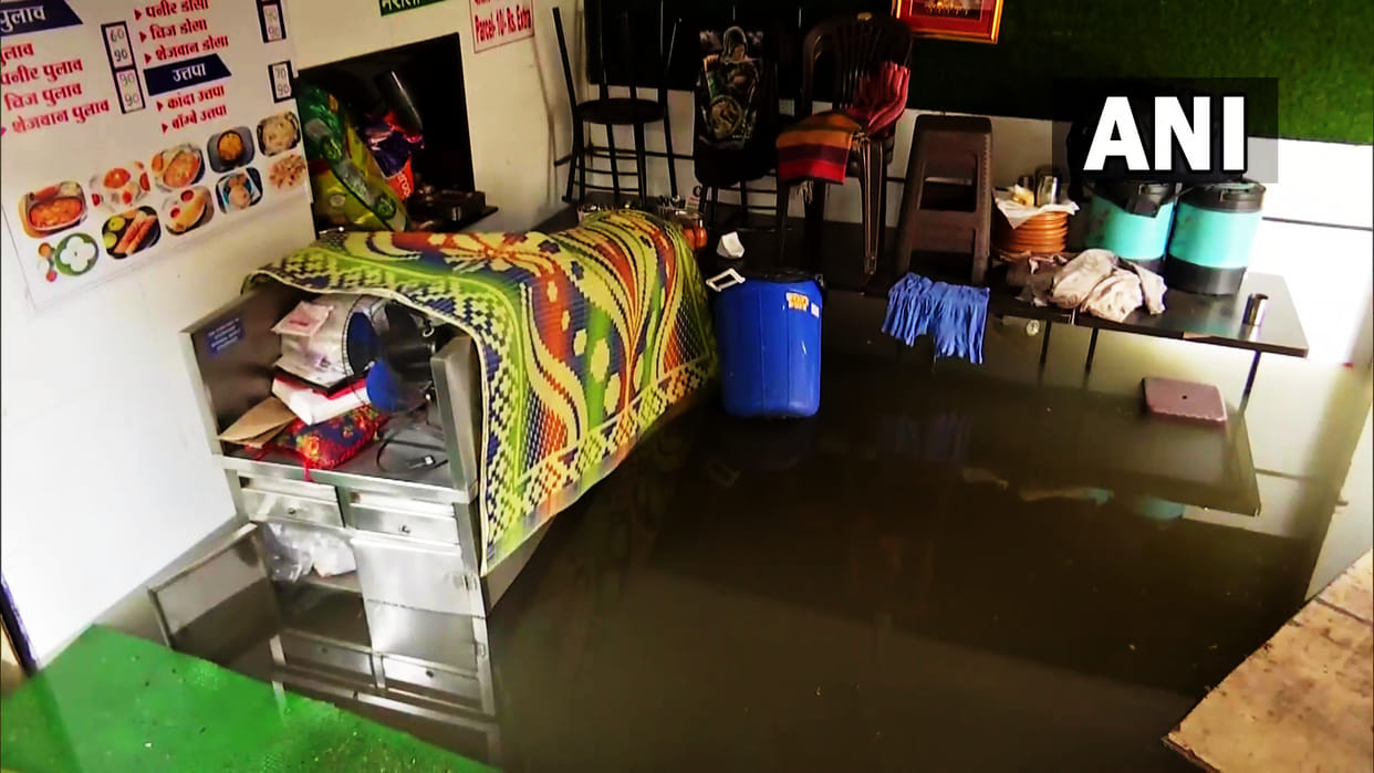 Maharashtra Waterlogging witnessed in Budhwar Peth area of Pune in after heavy rainfall