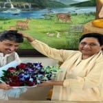 बसपा सुप्रीमो मायावती के साथ इमरान मसूद