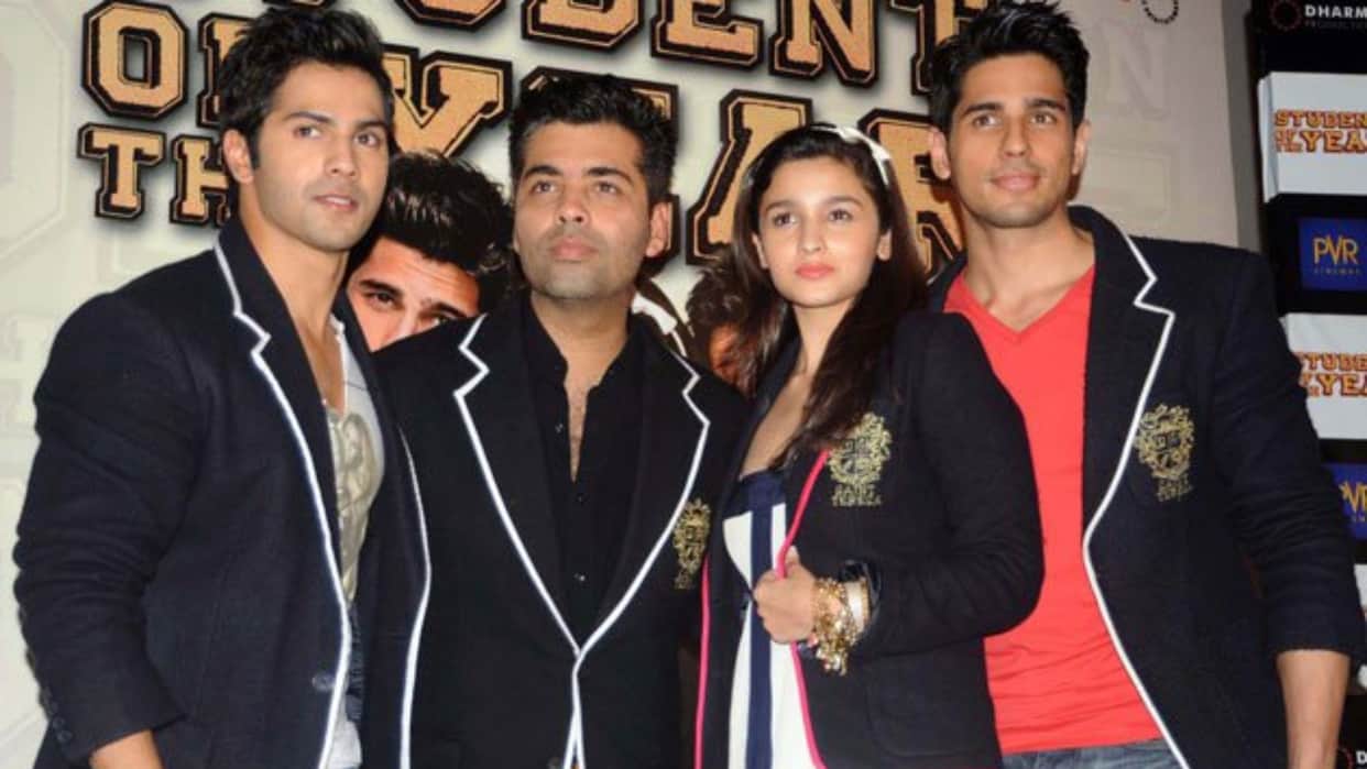 10 years of student of the year karan johar penned emotional note for alia varun dhawan sidharth Malhotra