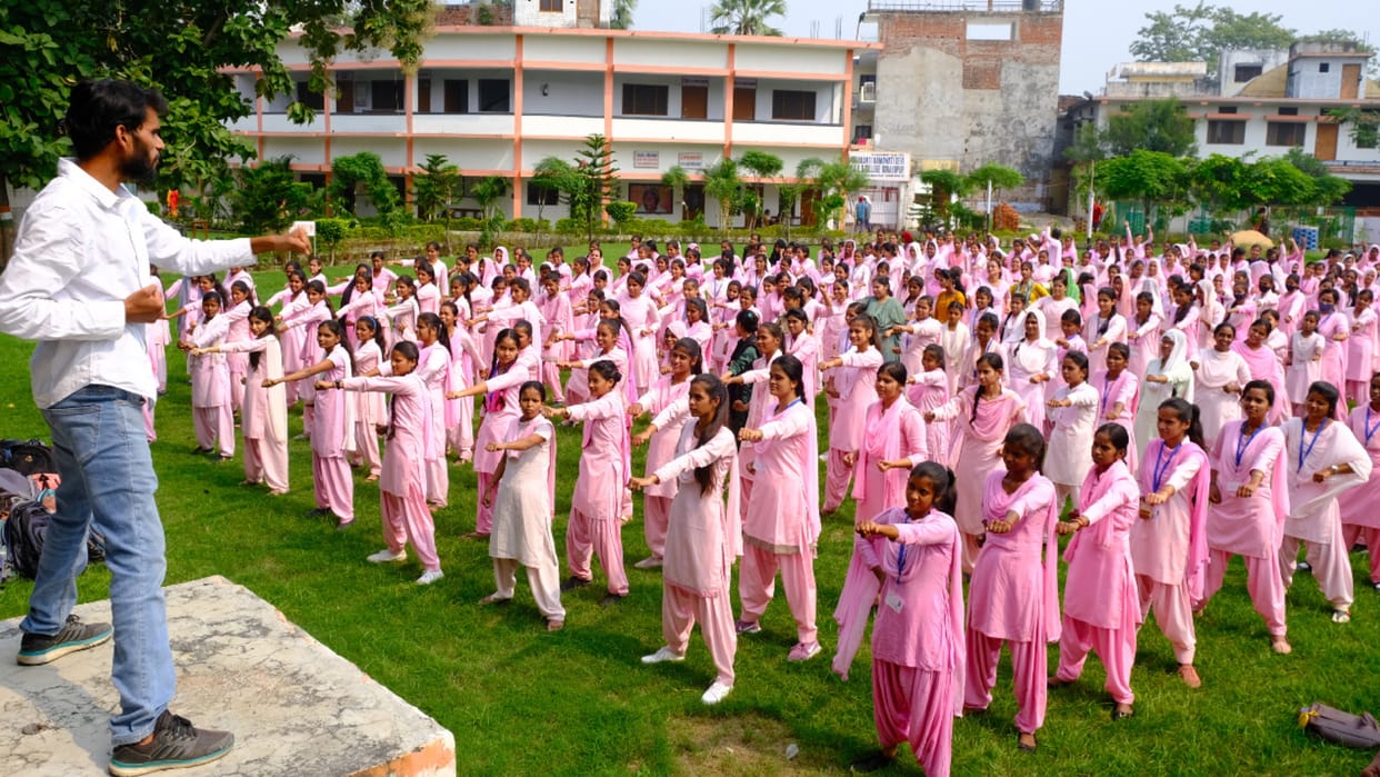 Self defense training for daughters started in CRDPG College