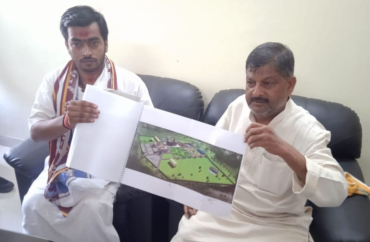 Developement work in kamakhya mandir and ashram with 35 crore