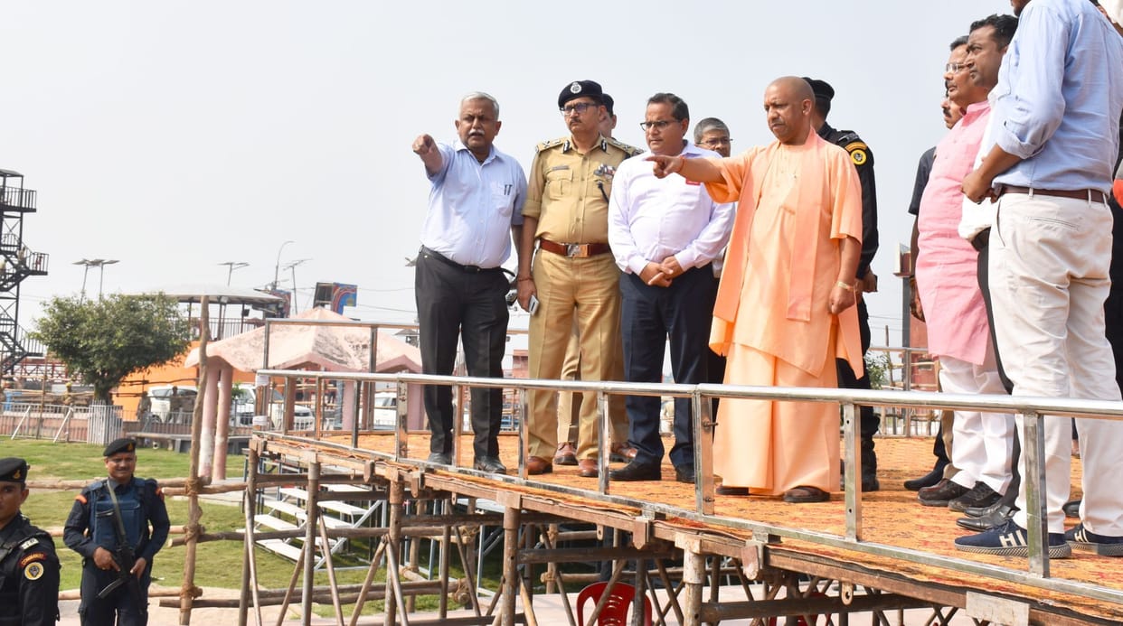 CM yogi visit ayodhya,  says decorate ayodha never like before