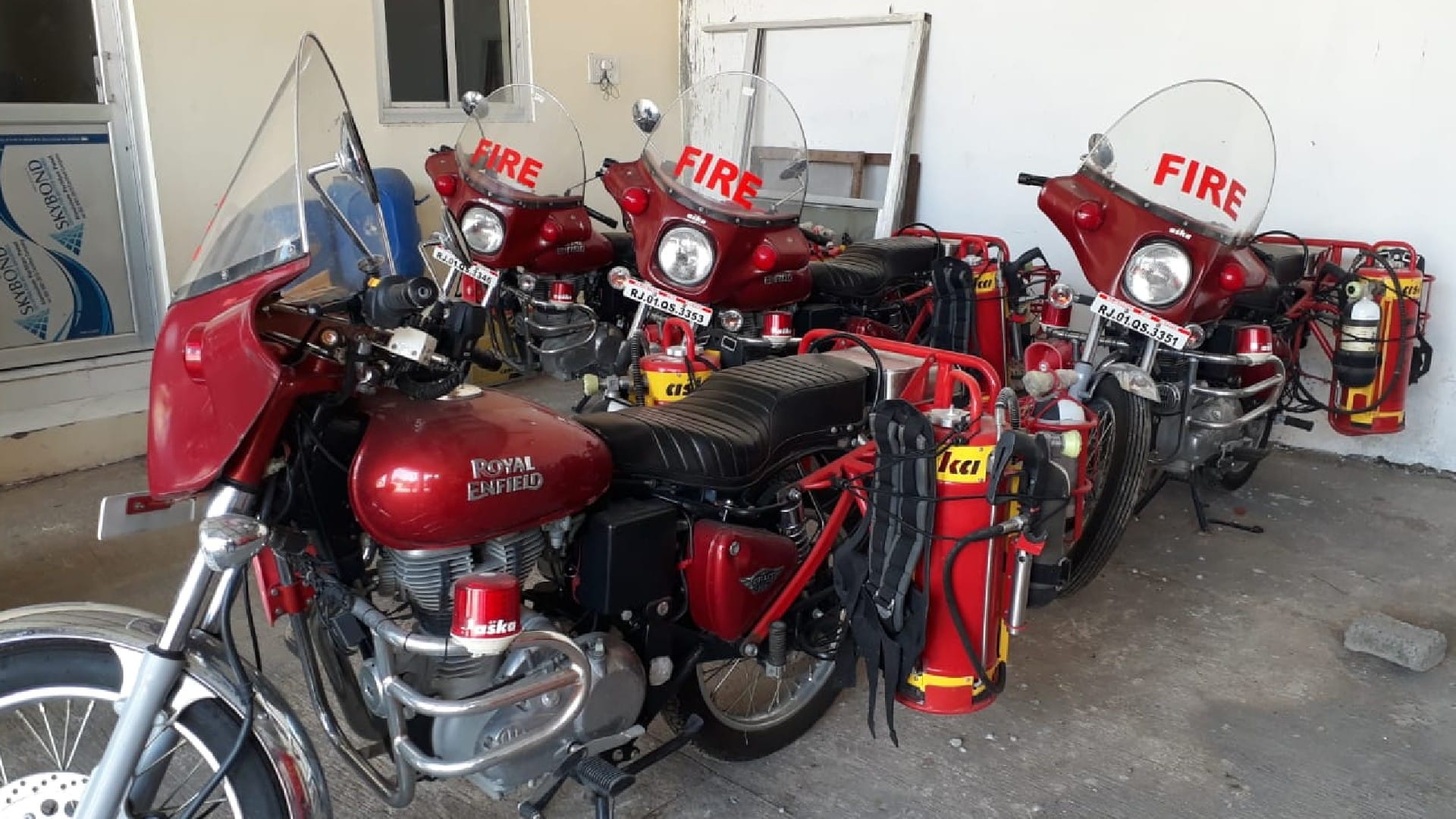 Fire department ready to deal with arson on Diwali bullet bikes will extinguish fire in streets in rajasthan