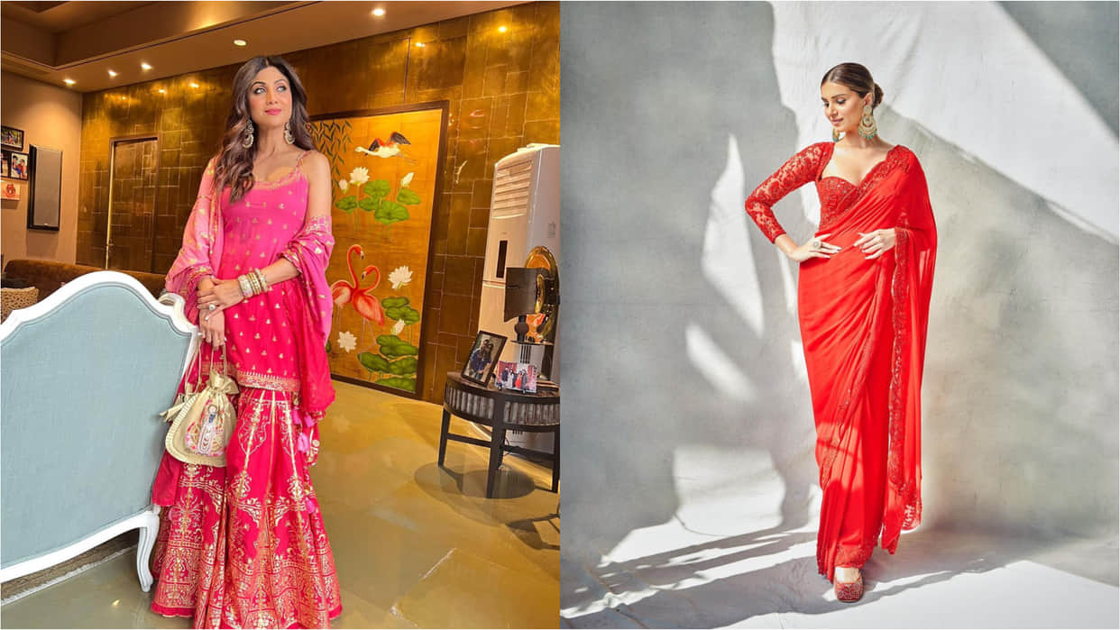 Diwali 2022 Outfits Ideas Check Stylish Dresses From Sharara To Saree For Deepawali Festival See Photos