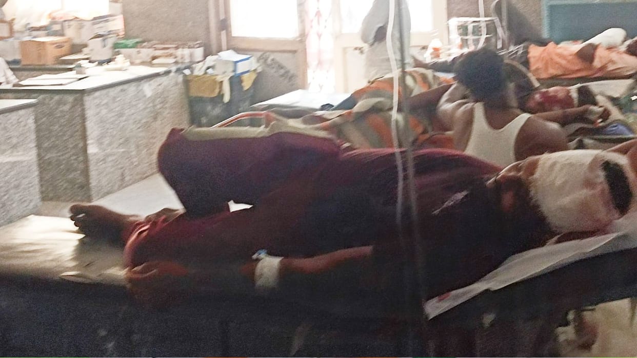 Dispute between two sides over the issue of throwing garbage in Bikaner in Rajasthan