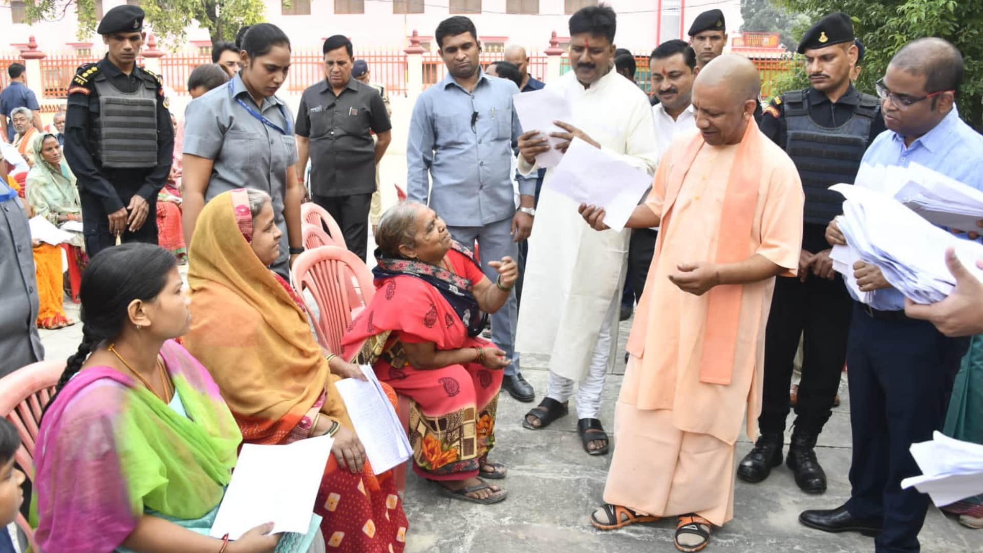 janta darbar held in gorakhpur for cm yogi at Gorakhnath temple