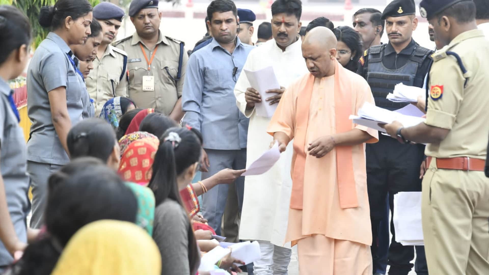 janta darbar held in gorakhpur for cm yogi at Gorakhnath temple
