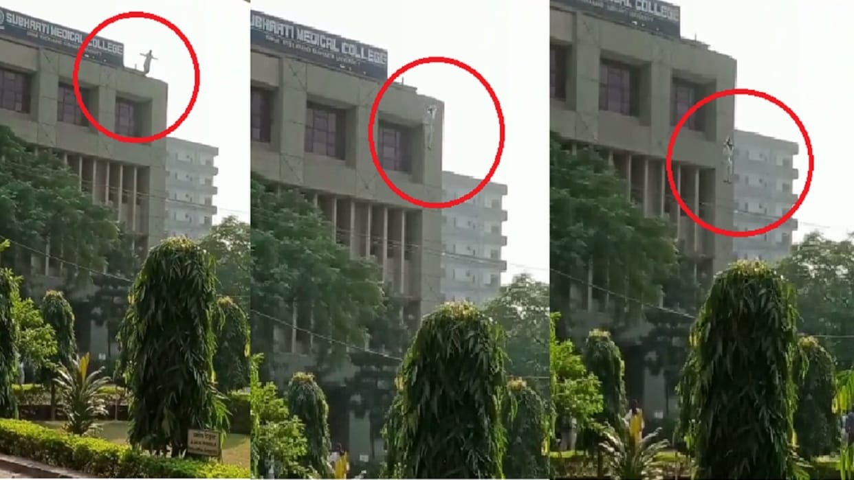 Meerut: BDS student try committed suicide by jumping of fourth floor in Medical college