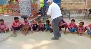 Mau School Video Viral The idea of remembering Gurujis table of Composite School Salempur went viral