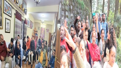 सुरेश भारद्वाज की सीट बदलने पर किया विरोध।