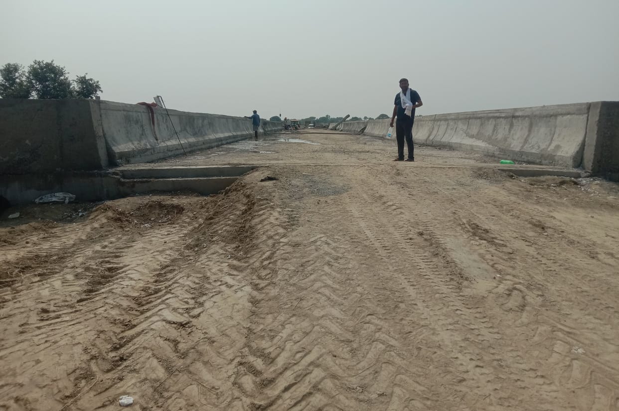 Kanpur Dehat : Sadna-Naiplapur bridge will be operational by the end of November, 50 thousand population will get facility