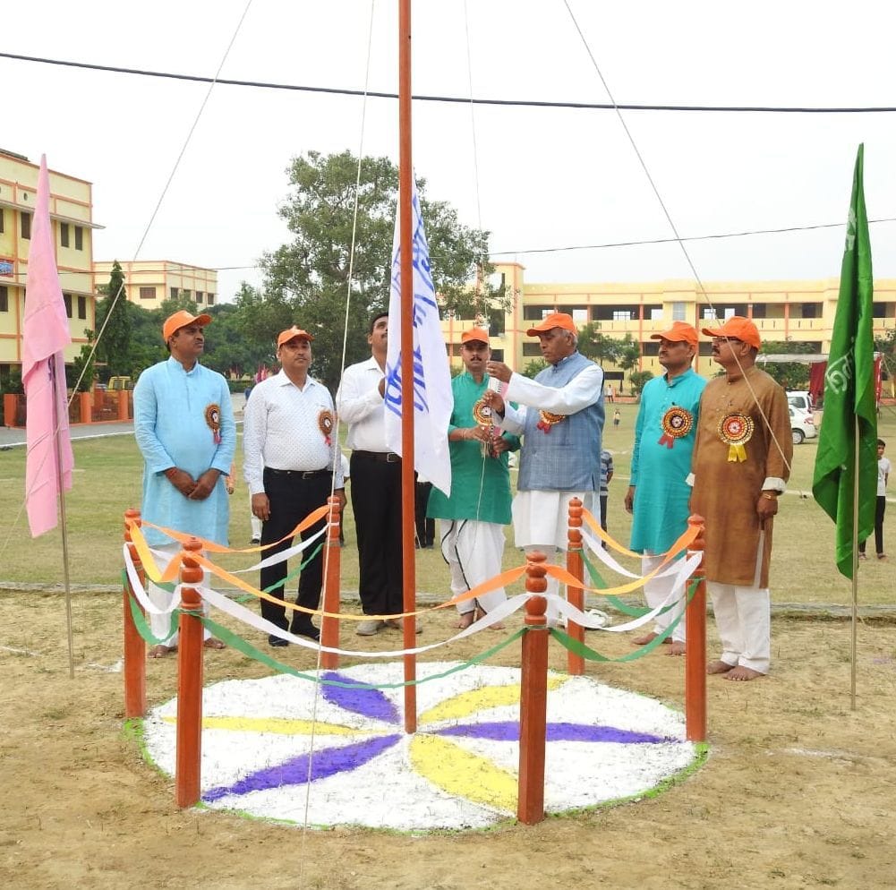 sports begins in saraswati shishu mandir