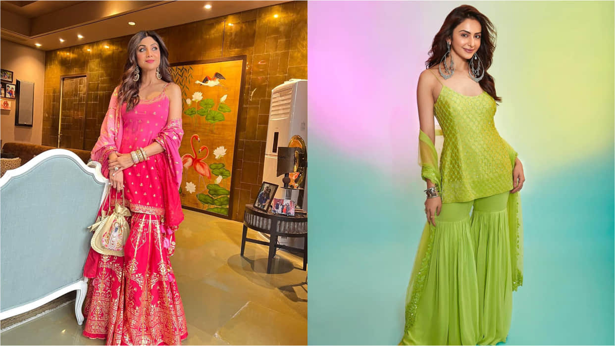 Ramadan 2023  Style Your Old Sharara Set This Way for Iftar Party Styling Tips in Hindi