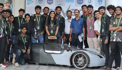 Kerala Engineering students develops electric car Vandy wins award at Shell Eco-Marathon 2022 News in Hindi