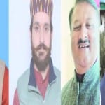 कैप्टन (रि.) रणजीत सिंह, लोकेंद्र कुमार, नारायण सिंह, कौल नेगी और माया शर्मा।