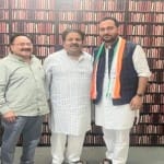 कांग्रेस में शामिल हुए आशीष शर्मा।