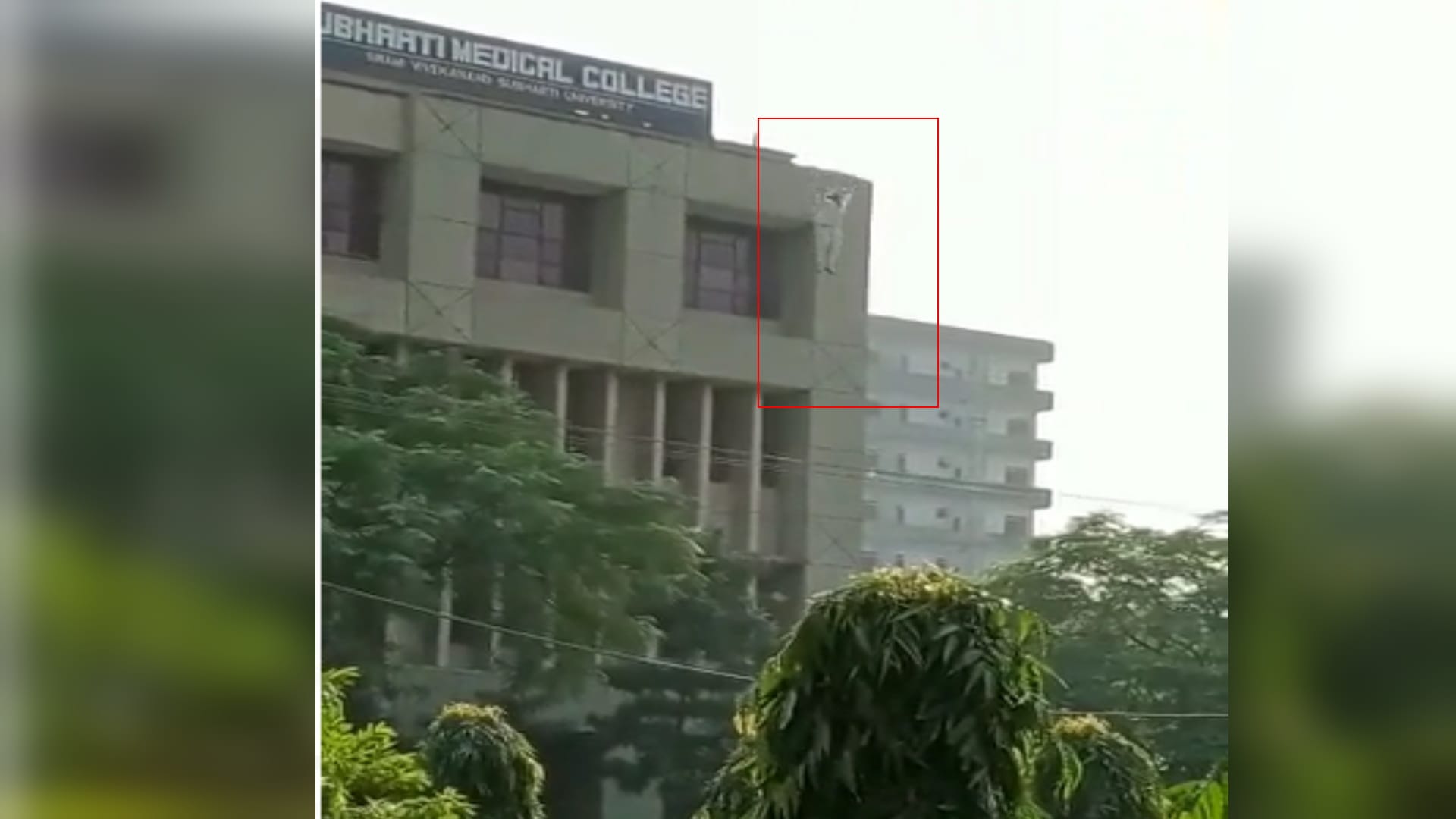 BDS student try committed suicide by jumping of fourth floor in Subharti Medical college