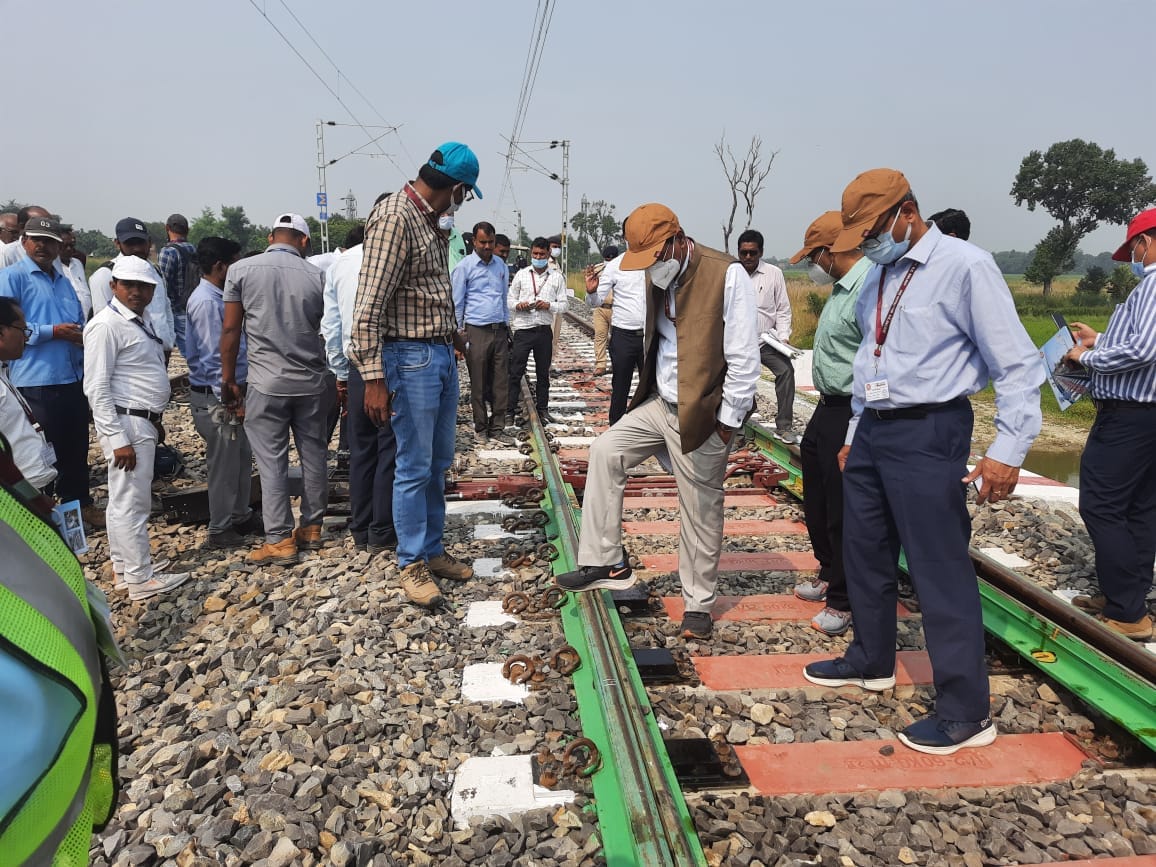 Speed trial done on Phephna-Indara rail section at a speed of 120 kmph