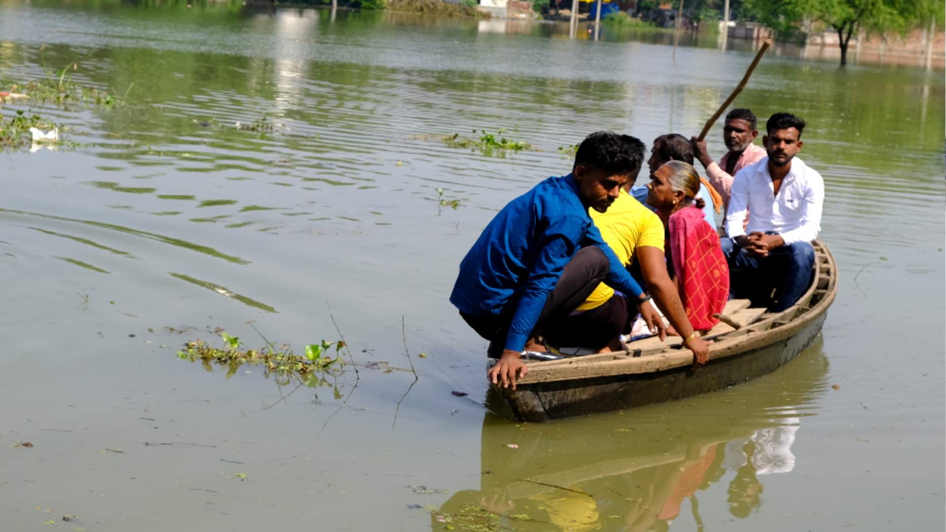 गोरखपुर में बाढ़।