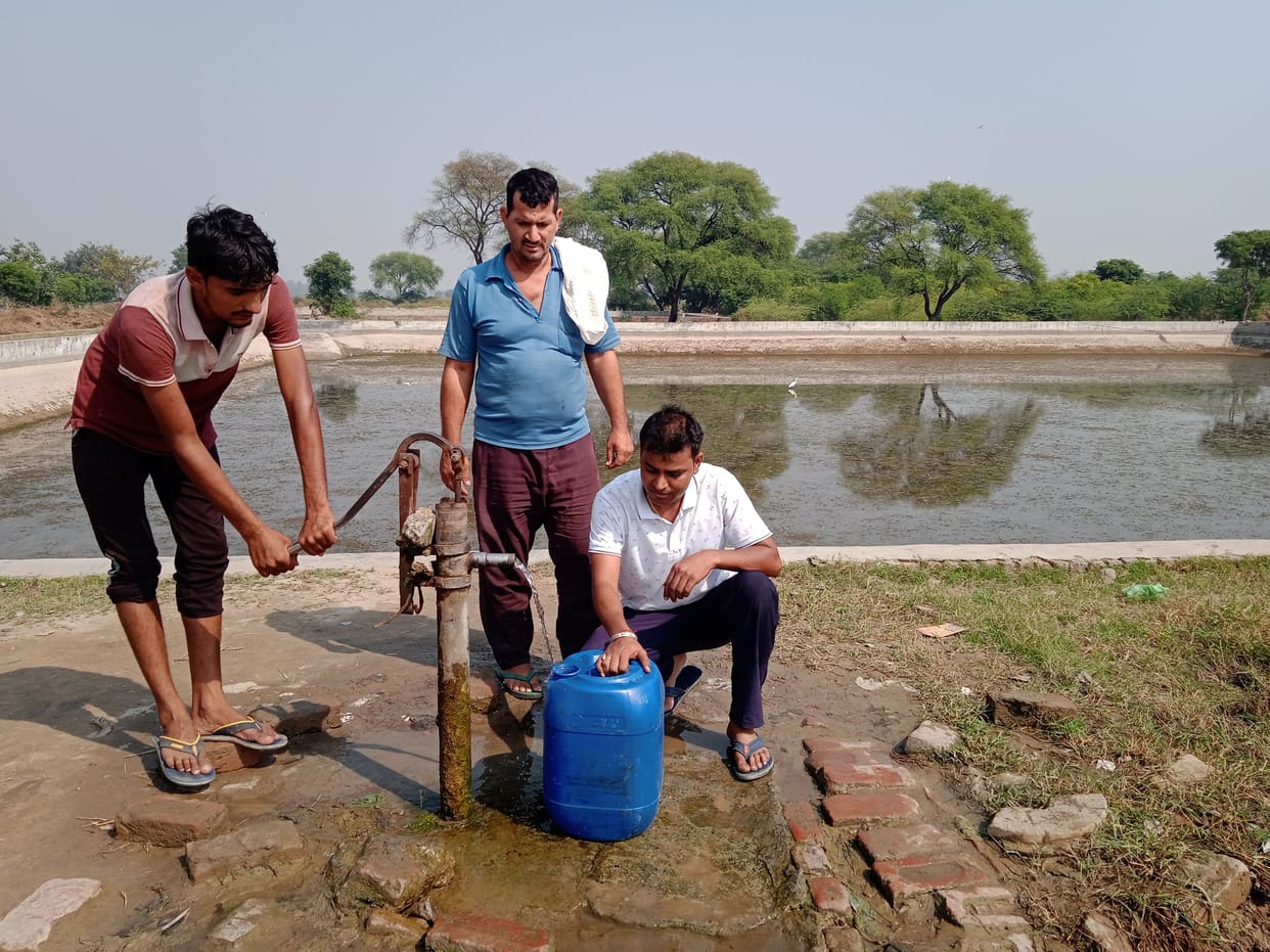 unpleasant for the absence of an arena, drinking water scarcity is also a big issue