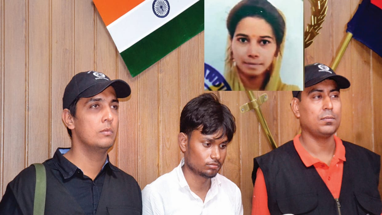gurugram body thrown in suitcase After murder tattoo of his name was erased with a knife to hide identity