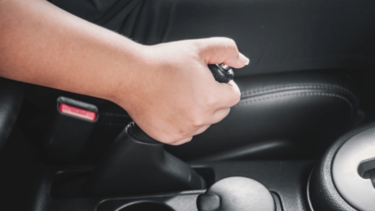 If the car has to be parked for a long time, then never apply the handbrake