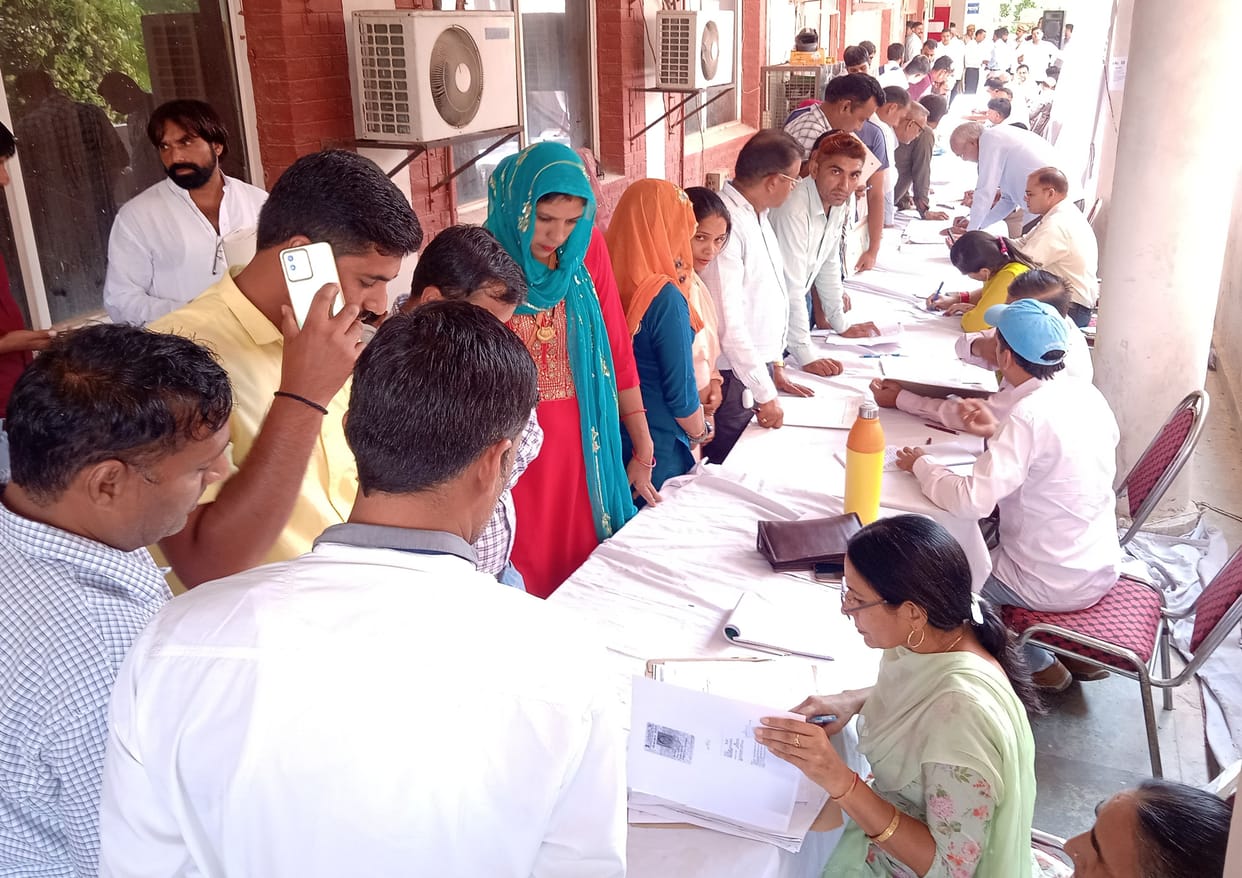 Elections are to be held for 3967 posts, 6814 candidates have filed nominations