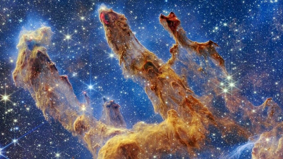 NASA huge explosion in the collision of stars with black holes in space