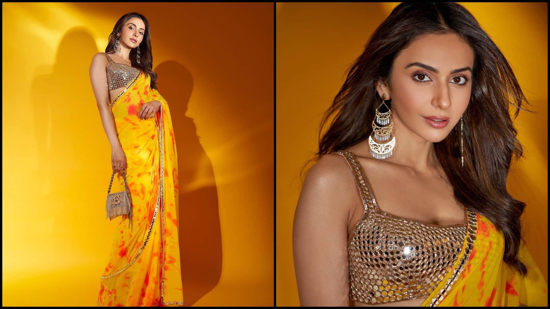 Fashion Tips  Wear Heavy Embroidery Blouse With Plain Saree Like Bollywood Actress See Photos