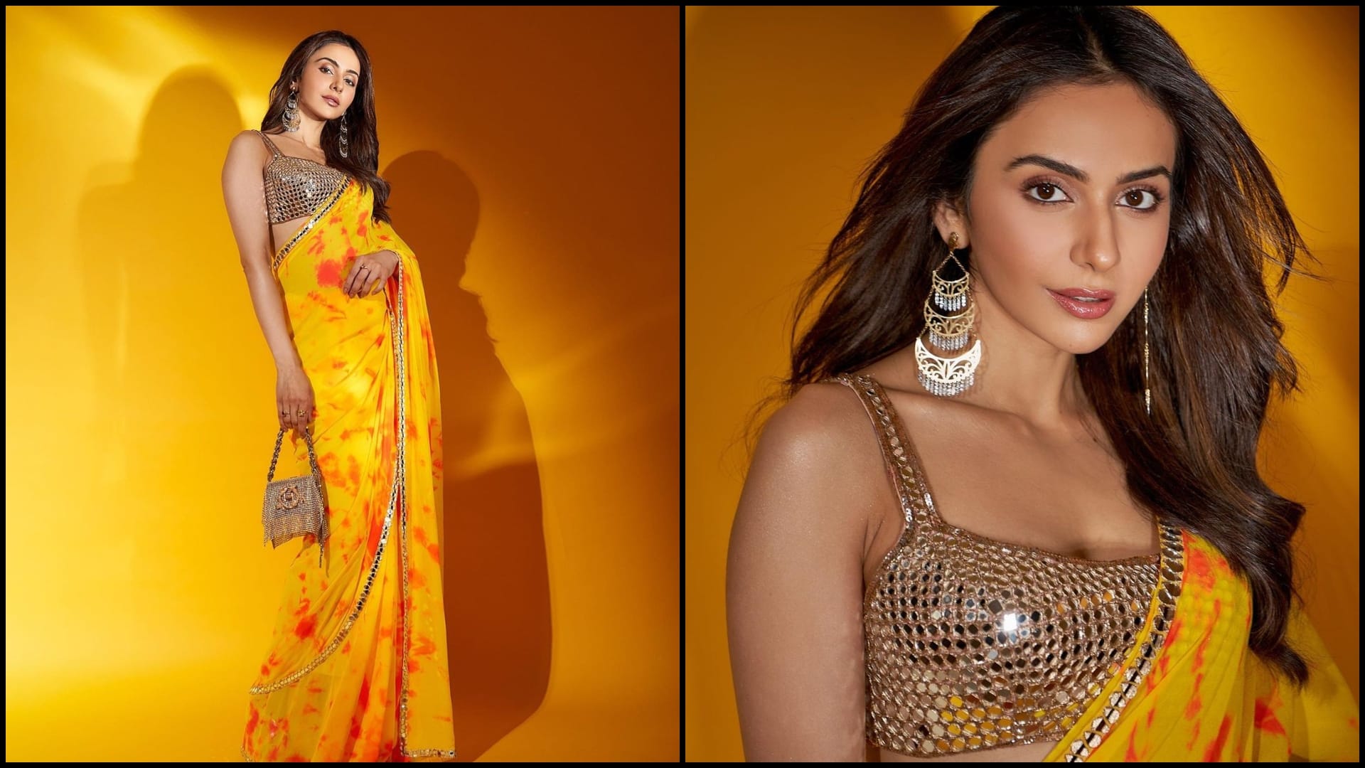 Fashion Tips  Wear Heavy Embroidery Blouse With Plain Saree Like Bollywood Actress See Photos