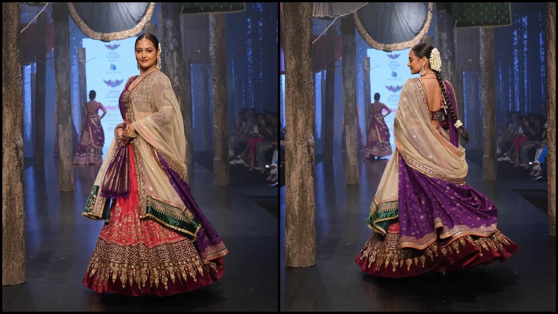 Photos Of The Day: Sonakshi Sinha Royal Look and Shama Sikander Glamourous avatar Katrina Kaif Sharvari Wagh