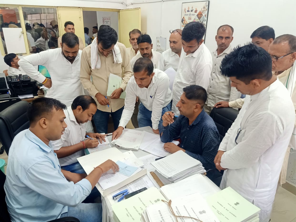 One candidate each in three villages, decided to become sarpanch