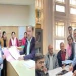 भाजपा प्रत्याशी गोविंद ठाकुर व कांग्रेस प्रत्याशी विक्रमादित्य सिंह