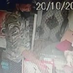 सीसी कैमरे की फुटेज में दिख रहा बदमाश