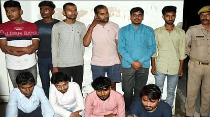 Prayagraj News :  पुलिस के हत्थे चढ़े नकली प्लेटलेट्स बेचने वाले गिरोह के सदस्य।