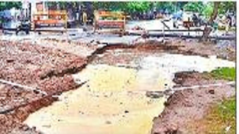 PWD will cover 571 km. repair of potholes in agra