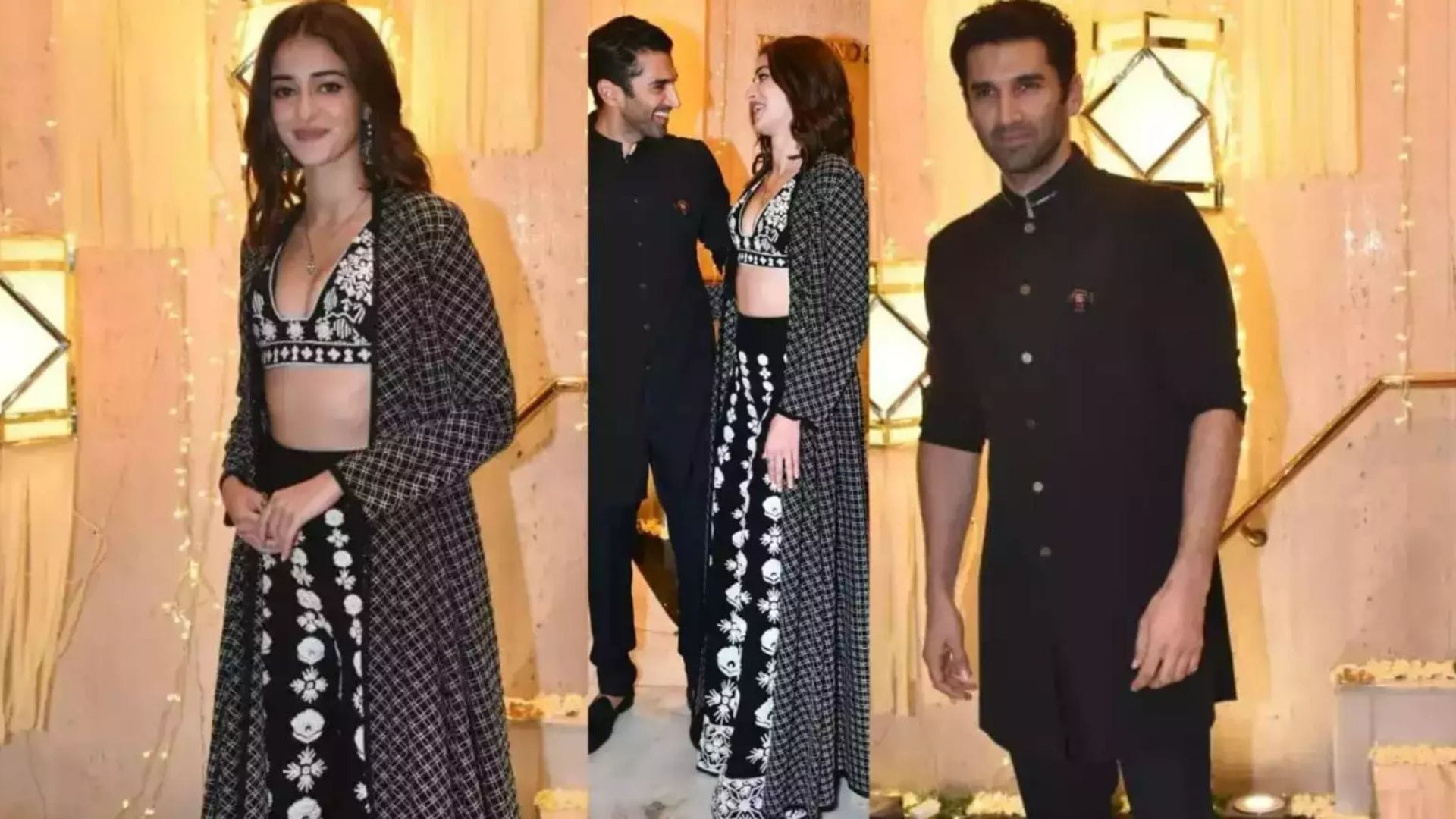 manish malhotra diwali party did ananya pandey confirm her relationship with aditya roy kapoor