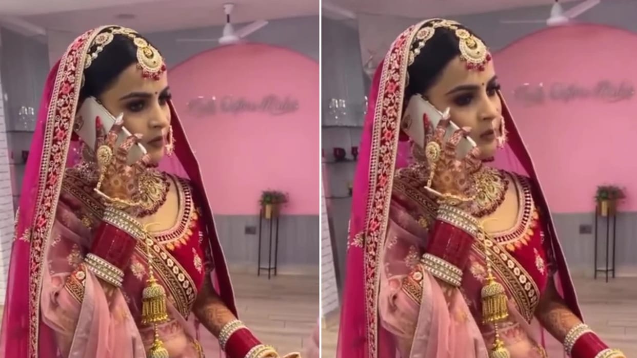 Angry bride video bride scold the groom before wedding Video Viral