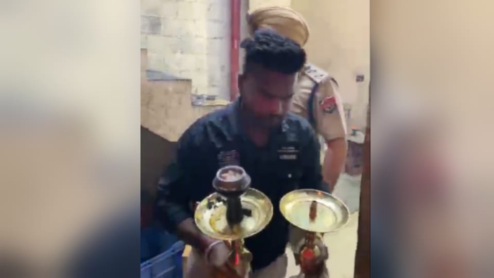 Amritsar Commissionerate Police raided European Night Cafe on Ranjit Avenue and recovered 19 hookahs