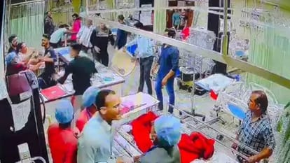 Ruckus in CCU of apex Hospital in Varanasi Demolition after patient's death dead body was also taken away