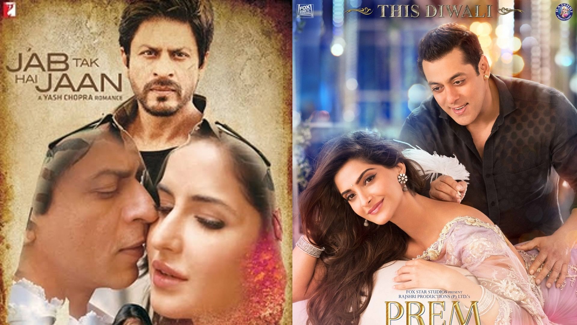 Box Office Collection Of Salman Khan And Shahrukh Khan Films Released ...