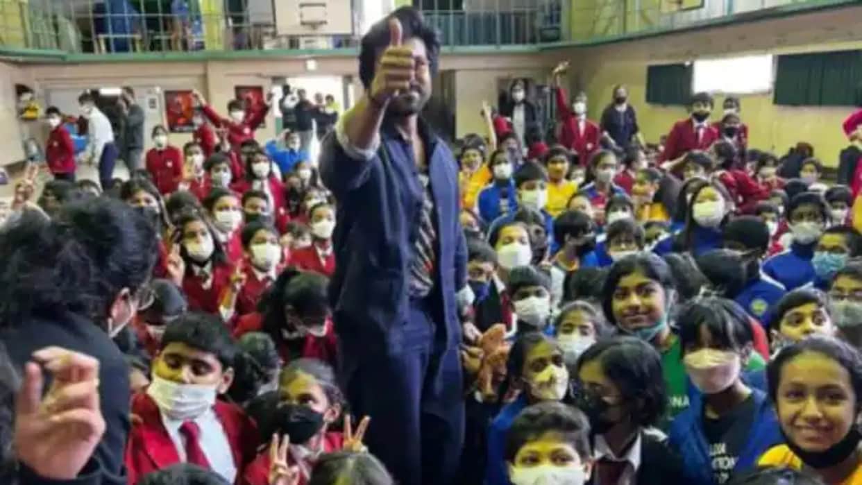 RRR In Japan Superstar ram charan spends time with school kids for promoting ss rajamouli film starring jr nt