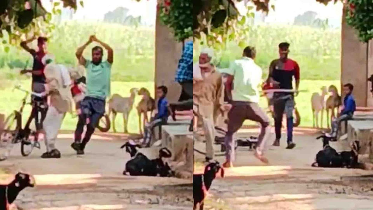Auraiya: Video of old man assaulting viral