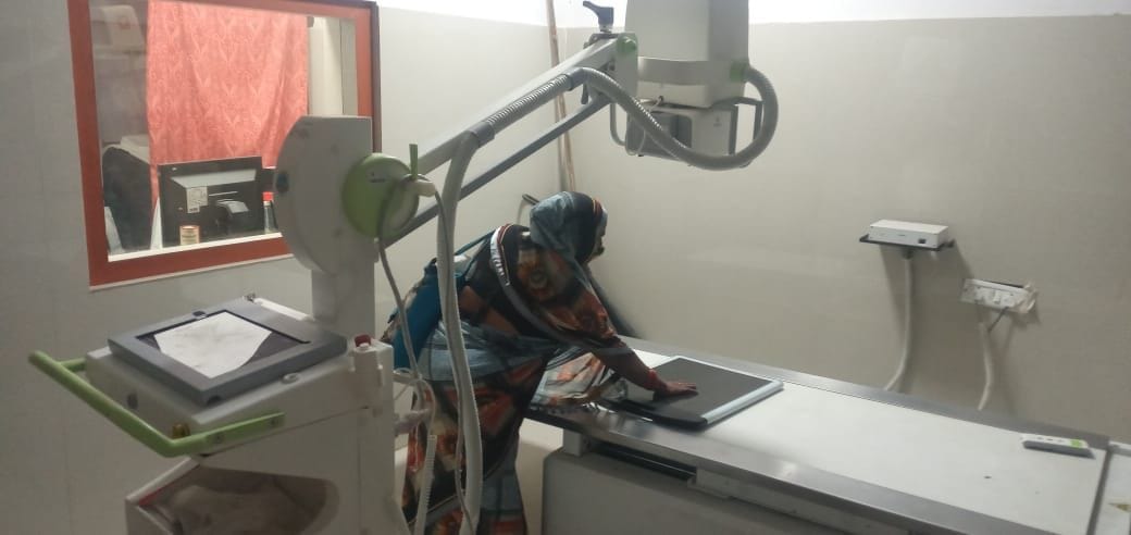 xray machine problem in district hospital