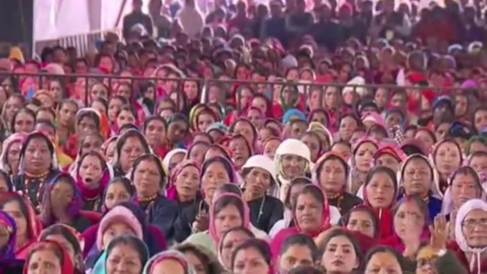 PM Narendra Modi in Badrinath: PM Modi public meeting in india last village mana