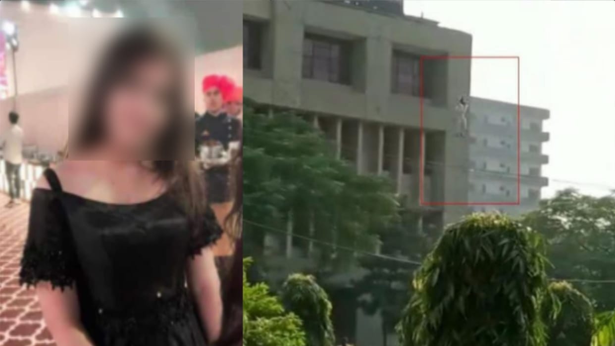 The body of a BDS student was cremated in a gloomy atmosphere in Meerut