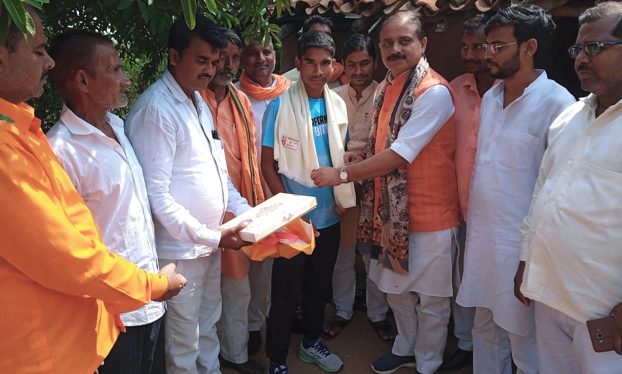 Gold medalist Rambabu honored