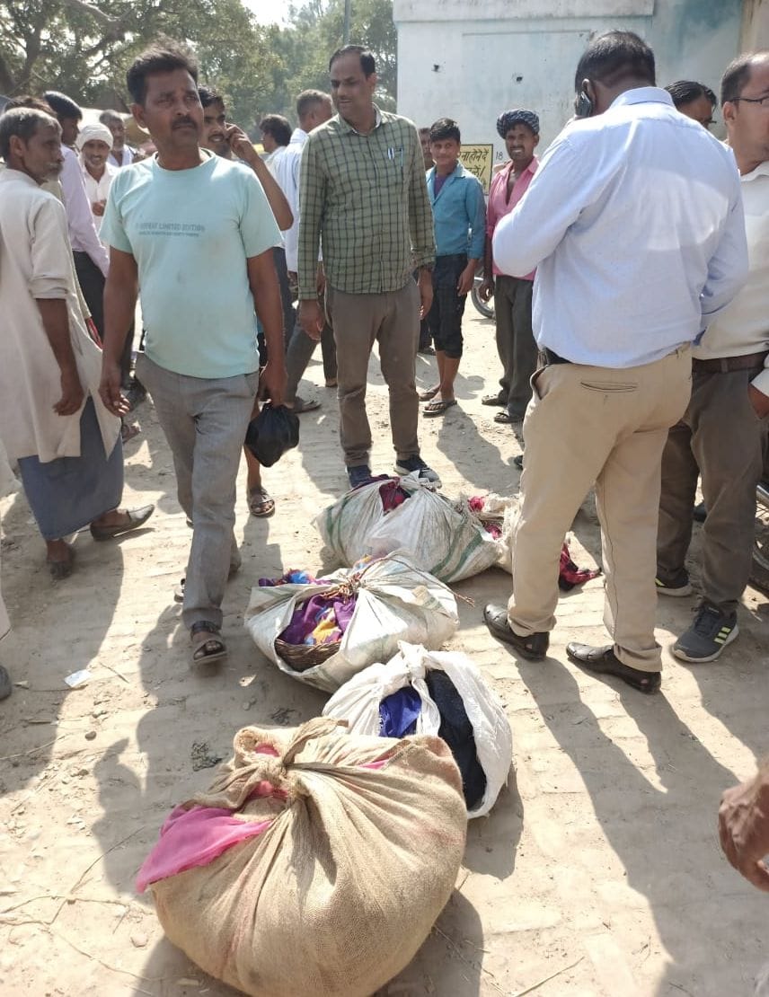 Raid in Samarer Mawa Mandi, traders fled leaving 100 kg of mawa