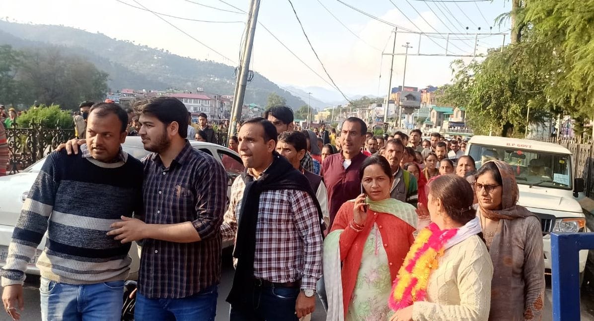 Indira Kapoor took out an outcry rally with supporters after ticket was cut